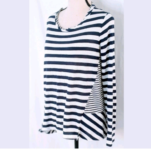 Maeve Caperina Blue&White Striped Tunic - Picture 4 of 11